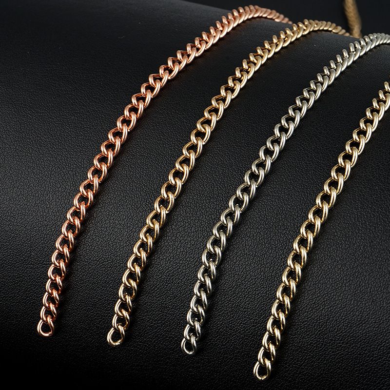Shinny Silver Metal Shoulder Strap Chain for Customized Purse Making Accessories