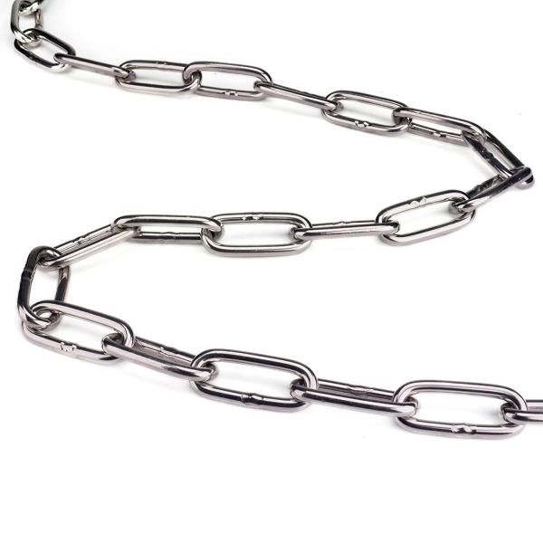 Standard Galvanized SS304 SS316 Short Link Chain for Industrial Applications