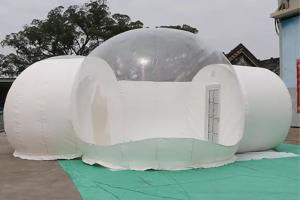 China Bubble Tent House Outdoor Transparent Inflatable Bubble Tent Hotel Bathroom Rent on sale