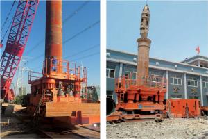 China Urban Subway Hydraulic Drilling Casing Rotator on sale