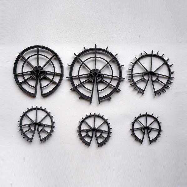 Columns / Vertical Walls Plastic Rebar Spacer Wheel 15 - 50mm Concrete Cover Thickness
