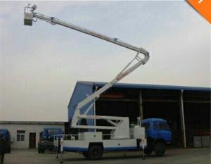 China Mobile Aerial Work Platform Truck With 28M Height Insulating Carrier And Insulated Arm on sale