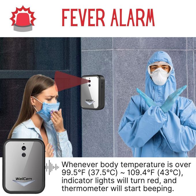 Contactless Forehead Temperature Scanner For Office Hospital Supermarket School