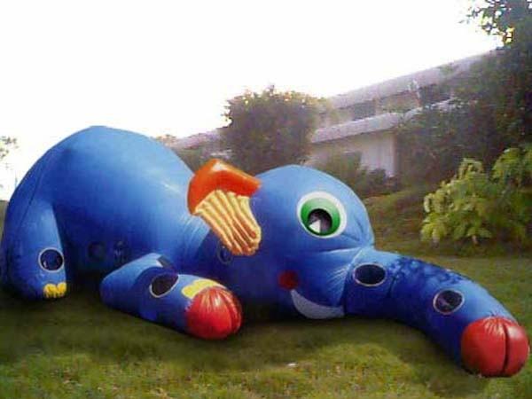 Cheap Inflatable Animal Tunnel, Inflatable Elephant Trunk Tunnel Games for sale