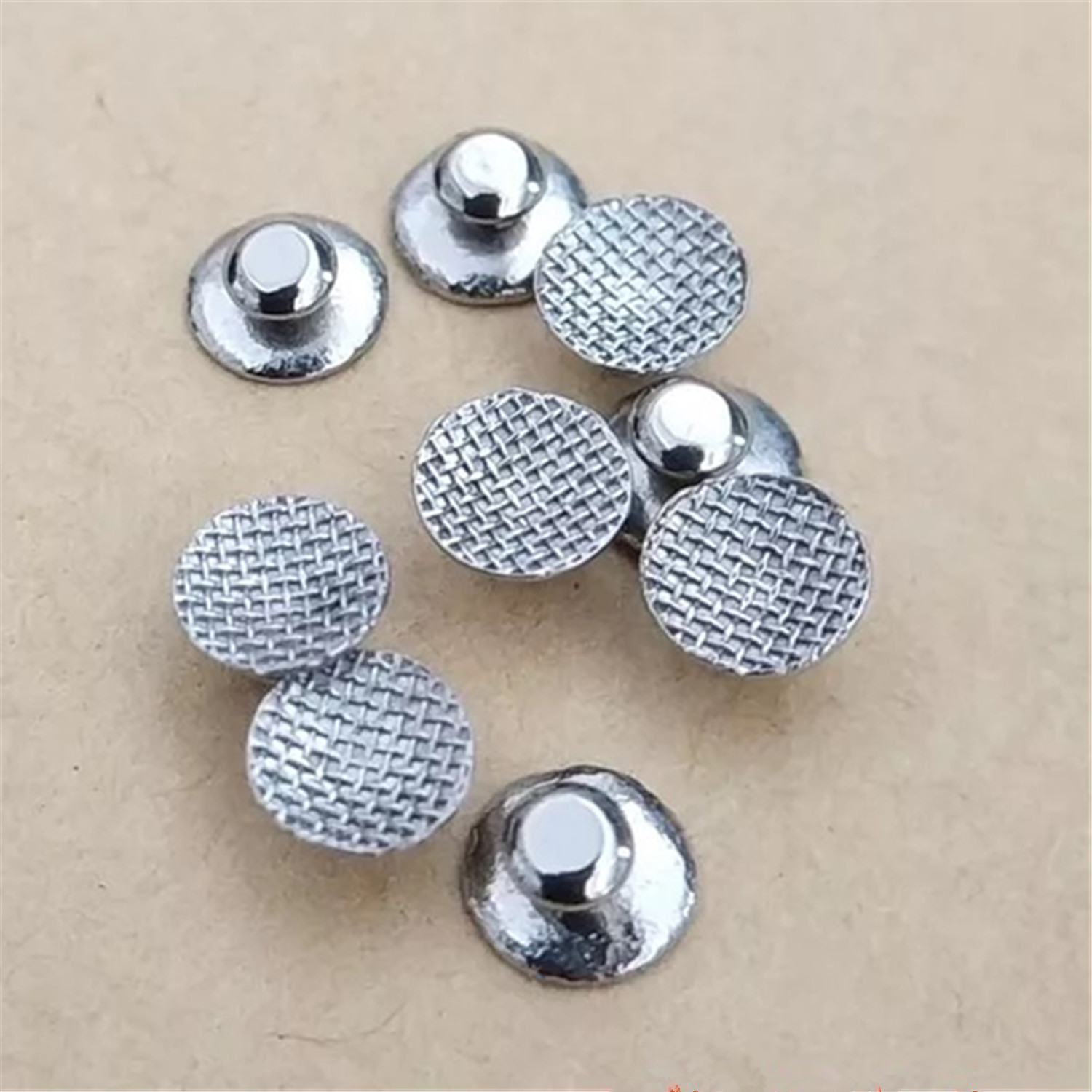 MFDS Certified Dental Orthodontic Micro Direct Bond Lingual Button Bondable Round Mesh Base for Comfortable Wear