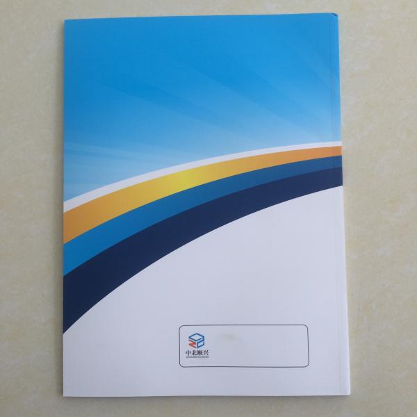 Cheap blue cover book printing, thick book cover printing, color printing menu book, OEM book printing for sale