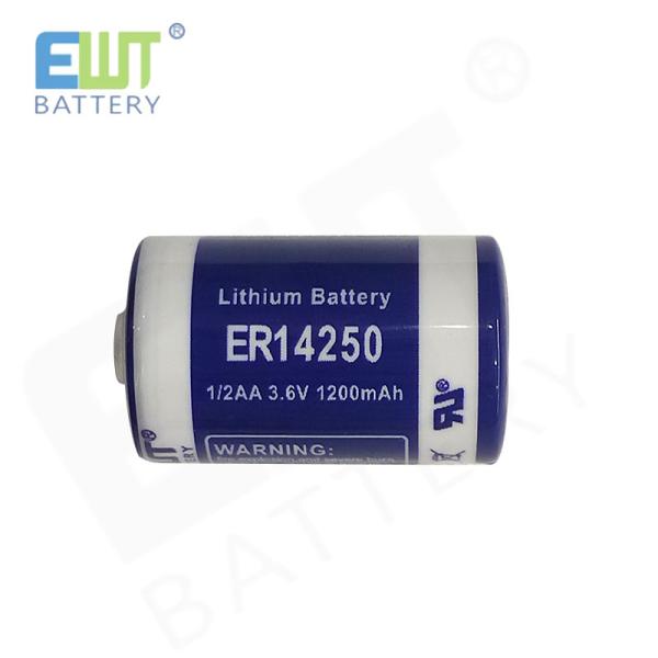 3.6v lithium thionyl chloride li-SOCl2 ER14250 3.6V 1200mAh 1/2AA TL-4902, TLL-5902, LS14250, XL-050F, SB-AA02, PT-2150