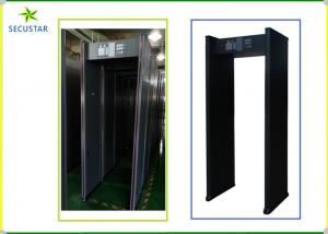 China Durable Walk Through Metal Detector 6 Zones Alarm Door Frame For Sport Place Security on sale