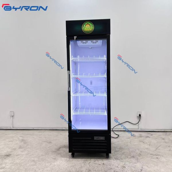 Upright Display Fridge Low Noise Upright Display Freezer For Office