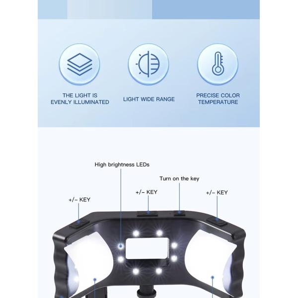 Factory New Design Oral Mini Photo Studio LED Light System Mobile Dental Photography