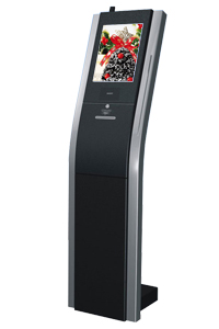 Quality Q3 Touchscreen kiosk with mini printer and card reader wholesale