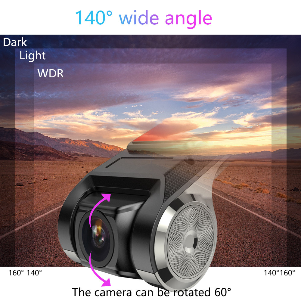 Mini Auto ADAS DVR Camera Video Recorder USB Night Vision For Android