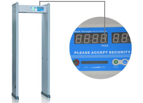 Cheap Weatherproof Portable Metal Detector Gate Professional With Password Protection Function for sale