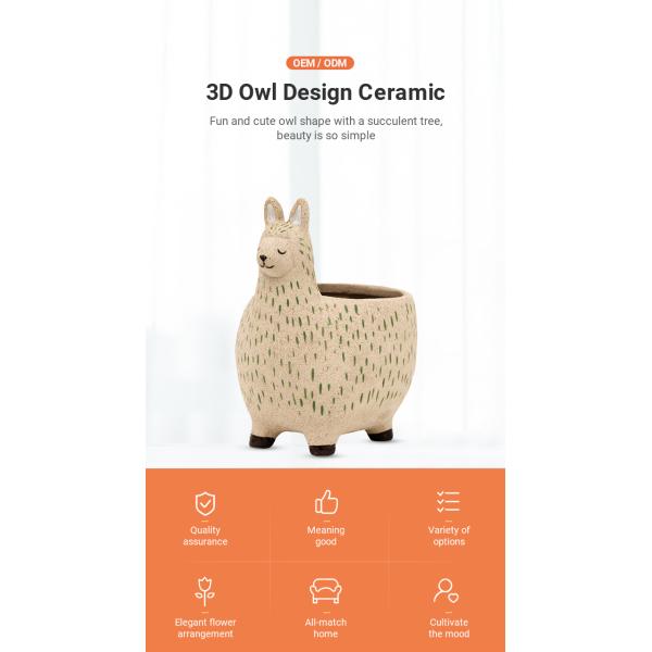 10 Inch Ceramic Flower Pot Planter Animal Flower Pots Succulent Plant Pot Plant Propagation