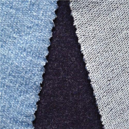Cheap winter indigo knit denim for women jeans for sale