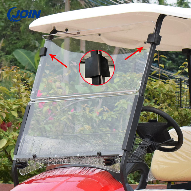 Rubber Golf Cart Windshield Retaining Clips Folding Accessories