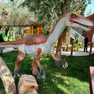 Robotic Real Animatronics Dinosaurs Waterproof For Restaurant / Hotel