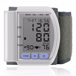 Quality LCD Digital Home Automatic Wrist Blood Pressure Pulse Sphygmomanometer and Tonometer Monitor wholesale