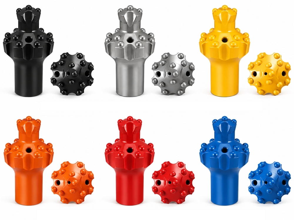 Reaming Drill Bits Thread Button Bit Wear Resistant For Mining Tunneling Quarrying