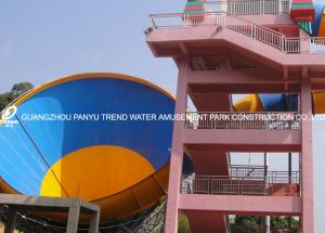 China Tornado fiberglass water Pool slides for adult aqua park water sport on sale