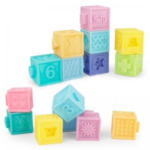 Quality Silicone Baby Toys Building Block For 0-12 Months Age Range Customized Color wholesale