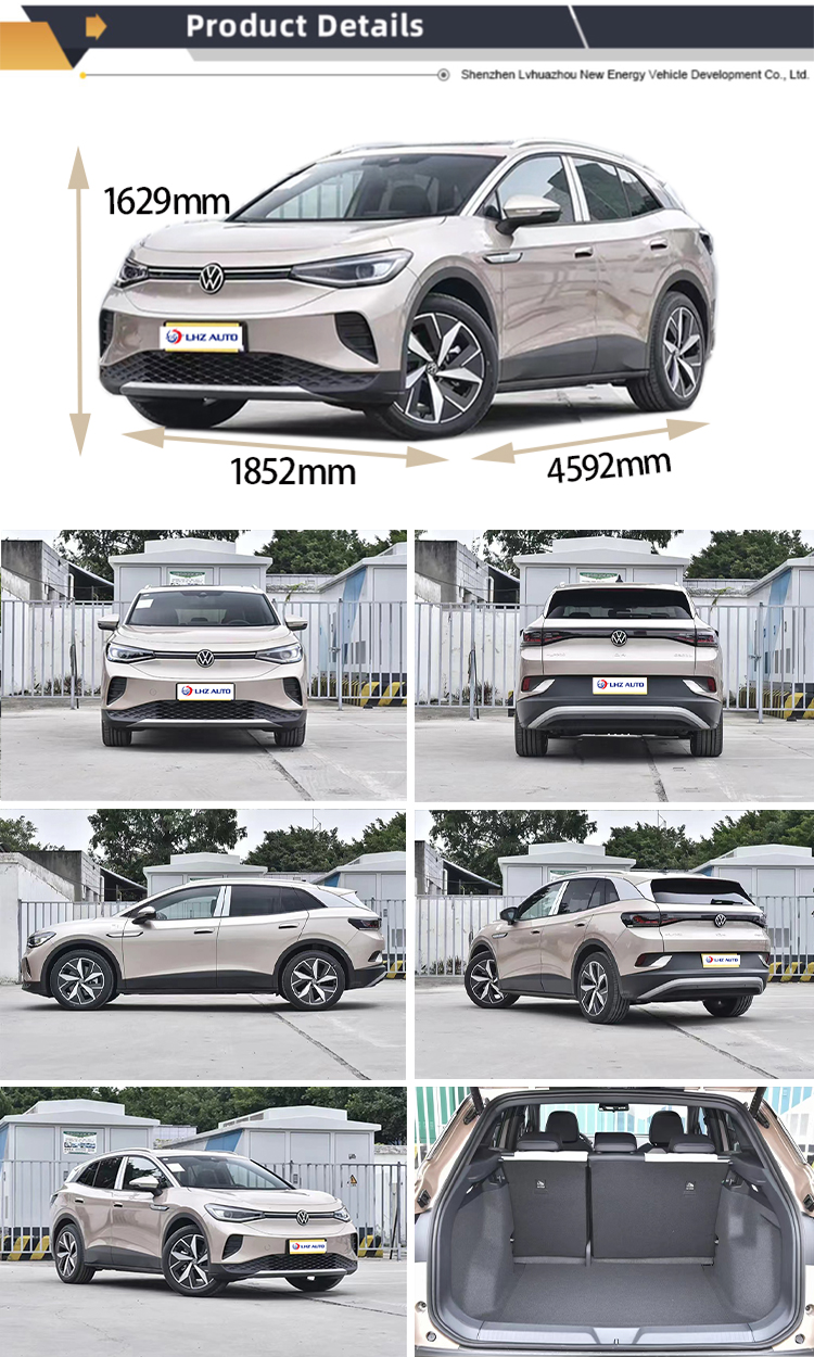 Volkswagen ID4 Dual Motor SUV 100% Electric 310Nm Maximum Torque Intelligent Long Range