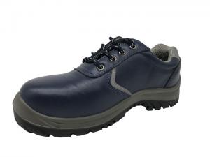 Quality Genuine Leather Waterproof Safety Shoes / Mens Low Cut Shoes Anti Static wholesale