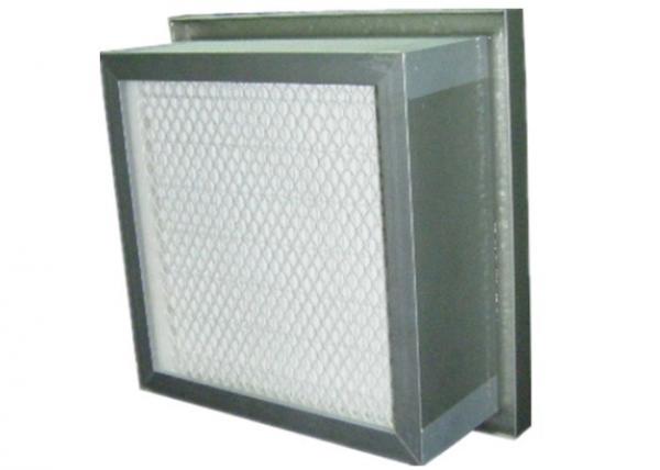 Cheap Industrial Ducted Pleated Air Filters , Aluminum Frame Fiberglass Air Filters for sale