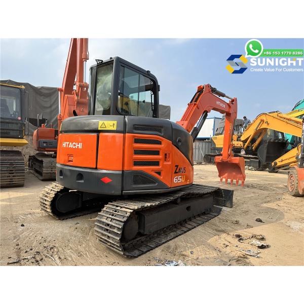 Deft Design Japan Used Excavator Hitachi ZX65U Hydraulic Backhoe Used ZX65U 6.5tons Mini Digger