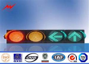 Quality Windproof High Way 4m Steel Traffic Light Signals With Post Controller wholesale