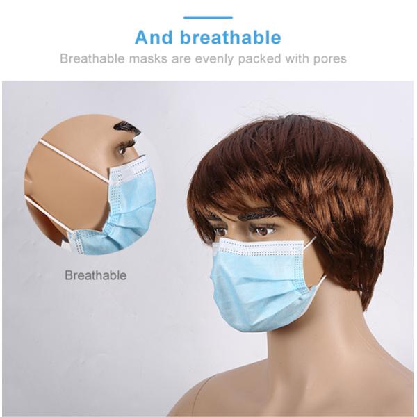 Waterproof and dustproof disposable surgical masks disposable medical face mask