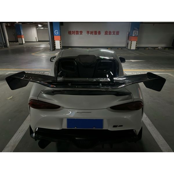 A90 Toyota Supra Body Kit Carbon Fiber Spoiler Wing Rear Trunk High Wing Spoiler