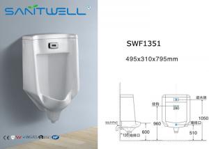 China Gravity cleaning bathroom urinal  white ceramic wall hung , men at urinals on sale