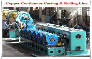 China Oval Circular Holes Φ250 Cold Rolling Mill , Copper Rod Two Roll Mill on sale