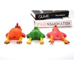 Pet Squeaky Dog Chewing Toy Molar Latex Screaming Turkey 23cm