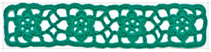 elegant 4.8-5cm width 10 yard / lot DIY handmade craft crocheted lace trim for garments