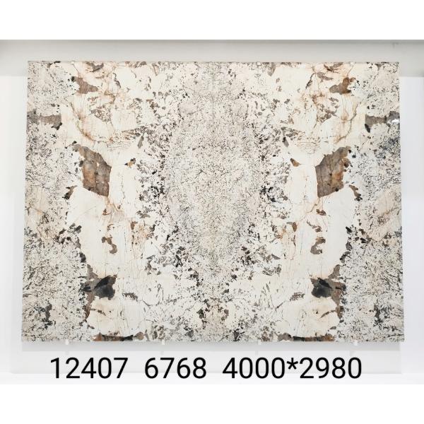 Natural Pandora White Marble Translucent Stone Book-match Background Feature Wall Luxurious Stone