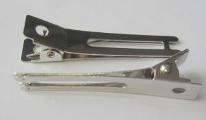 Quality Cheap double pronge hair clip/metal double pronge hair clip manufactur wholesale