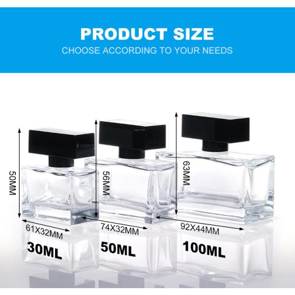 Free Sample 20ml 30ml 50ml 100ml Fragrance Cosmetics Packaging Spray Glass Perfume Bottle