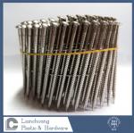 2-1/2" X .099" 15 / 16 Degree Stainless Steel Coil Nails With Ring Shank