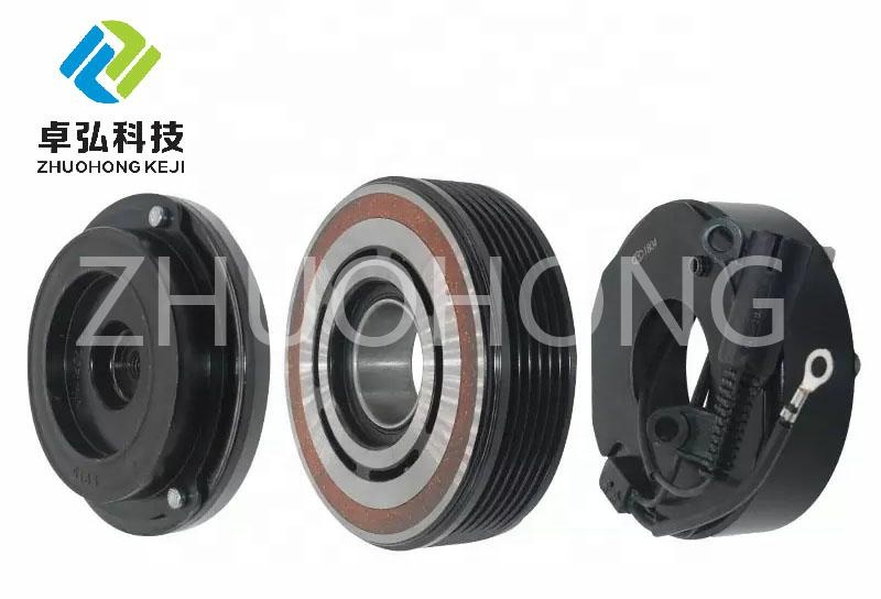 Auto AC Compressor Pulley Clutch Kit 6PK 110MM 12V For BMW Europe X5 2007-2010 300