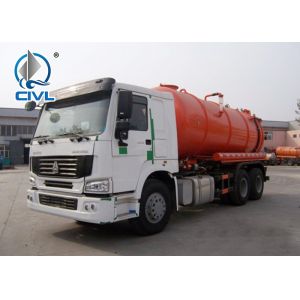 China HOWO Vacuum Sewage Truck 6 X 4 12M3  Euro 2 ZF8098 High Efficient Long Service Life suction truck swz on sale