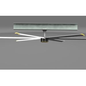 Large Aluminum Blade High Volume Low Speed PMSM Fan