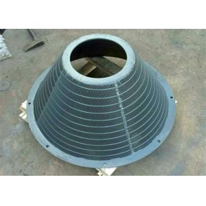Stainless Steel Centrifugal Sieve Wedge Wire Basket Custom Length / Width /
