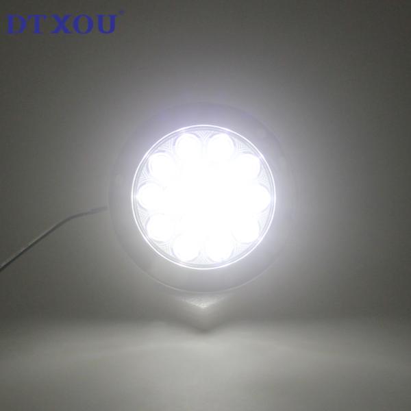 Clear lens 4" Round LED Truck Tail Lamps for wholesale