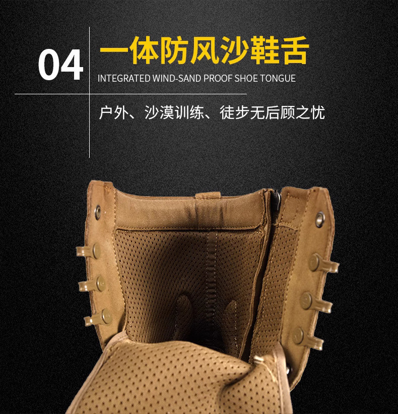 High Cut Work Boots Rubber Safety Boots For Tactical Combat And Protection