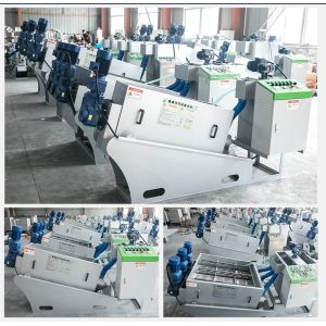 Quality Wastewater Volute Dewatering Screw Press Dewatering Device Sludge Dehydration wholesale