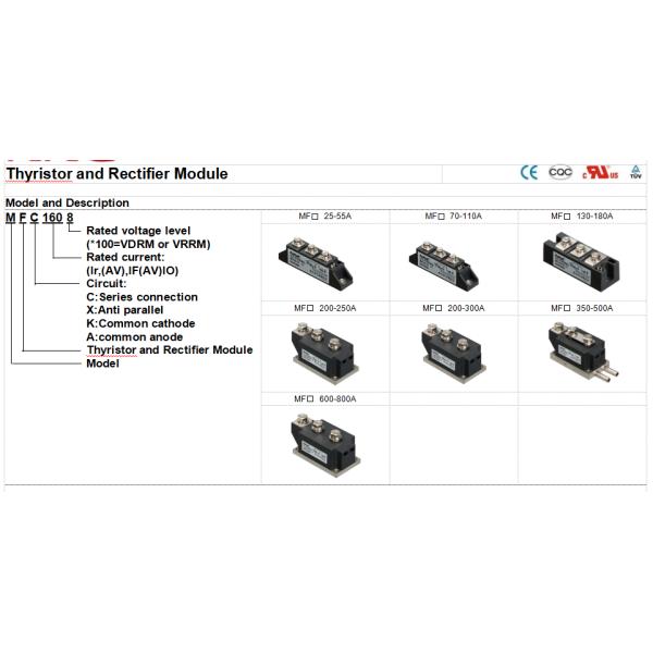 NNC Power Semiconductor Module MFC/MFK/MFX/MFA