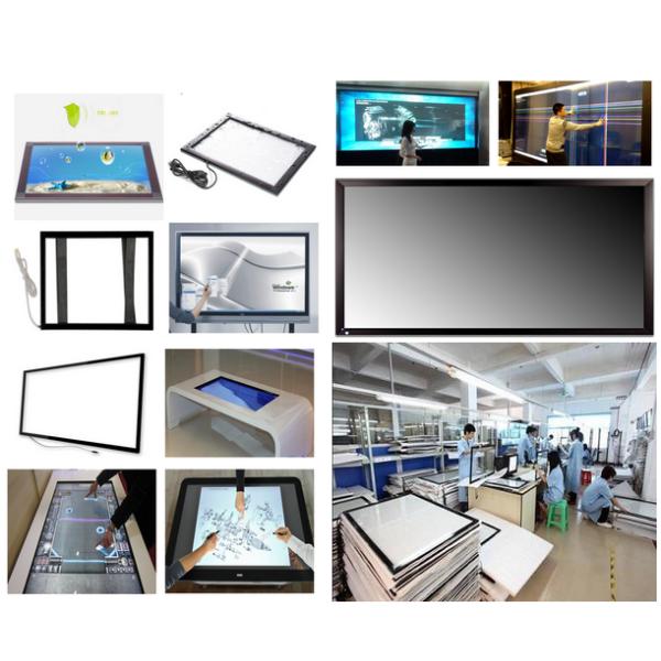 70 Inch 72 Inch No Drift Touch Panel Display With USB Cable And Controller