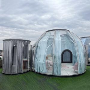China Waterproof PC Clear Prefab Dome Homes Fashion Star Room With Windows And Doors on sale